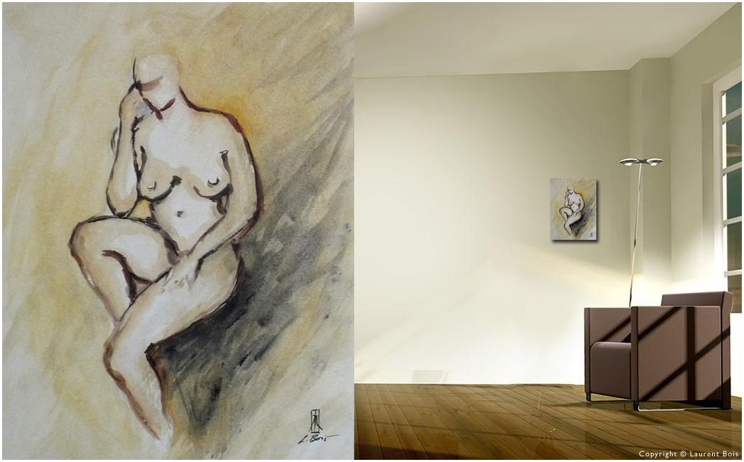 art-nudity-12 - Laurent Bois artiste peintre angouleme charente galerie d'art peinture